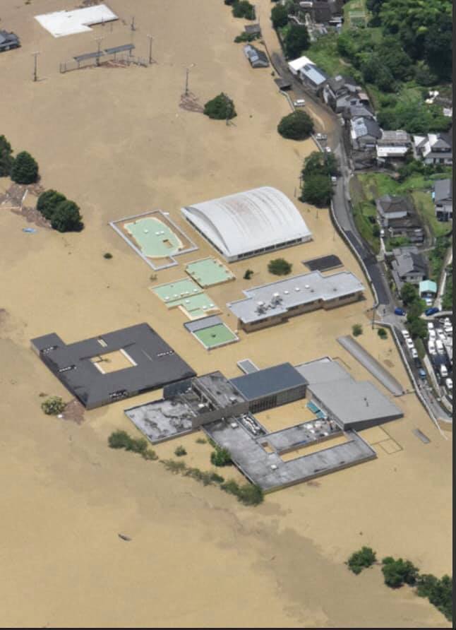 熊本南部豪雨への支援物資タオルの準備