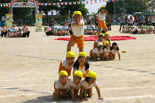 年長さん次男運動会01