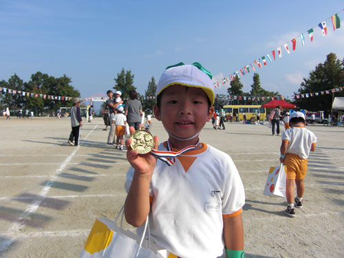 年長さん次男運動会06