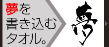 夢を書き込むタオル